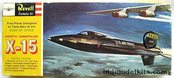 Revell 1/65 North American X-15, H164 plastic model kit